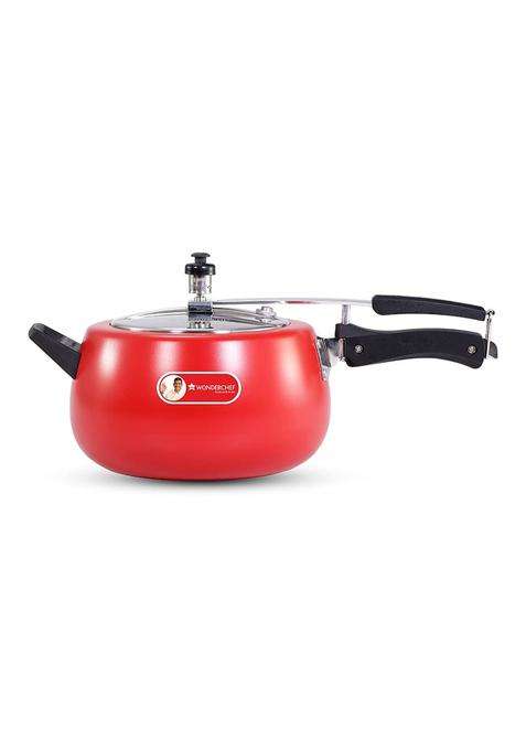 Wonderchef Regalia Pressure Cooker Inner Lid Red 5L | 5 L | 5.3 Qt