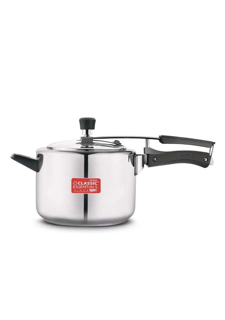 CLASSIC ESSENTIALS Prochef Stainless Steel Cooker | 5 L | 5.3 Qt | Non-Toxic | Food Safe - Indya