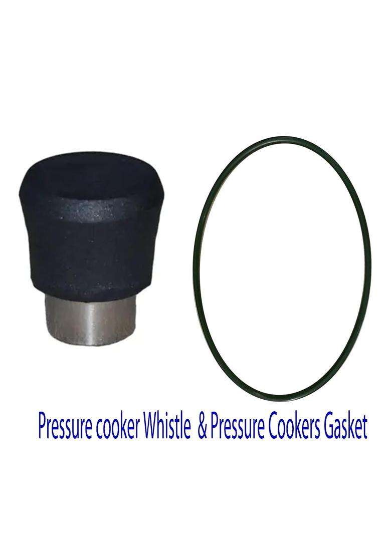 Vooli Cooker Whistle Combo Set 5.to7 Gasket All Inner Lid Pressure Cooker Gasket | 7 L | 7.4 Qt - Indya