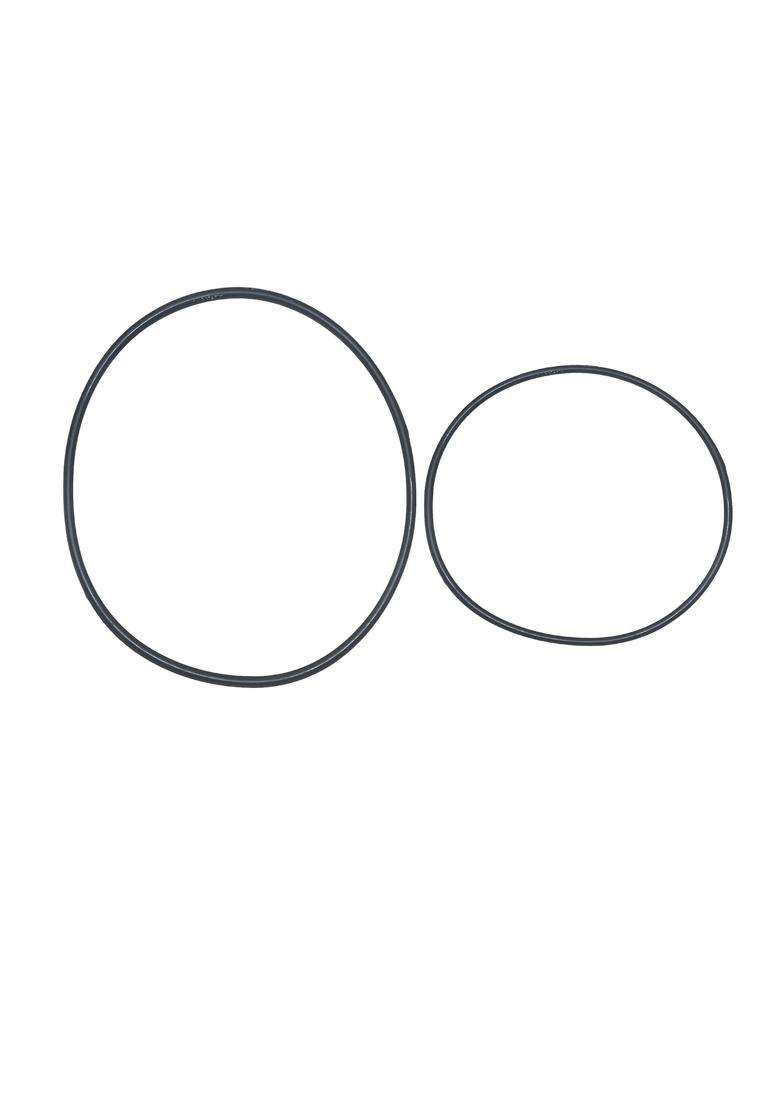 Vooli New Pressure Cooker Gasket Support All Inner Lid Pressure Cooker Gasket | 3.5 L | 3.7 Qt | Pack of 2 - Indya