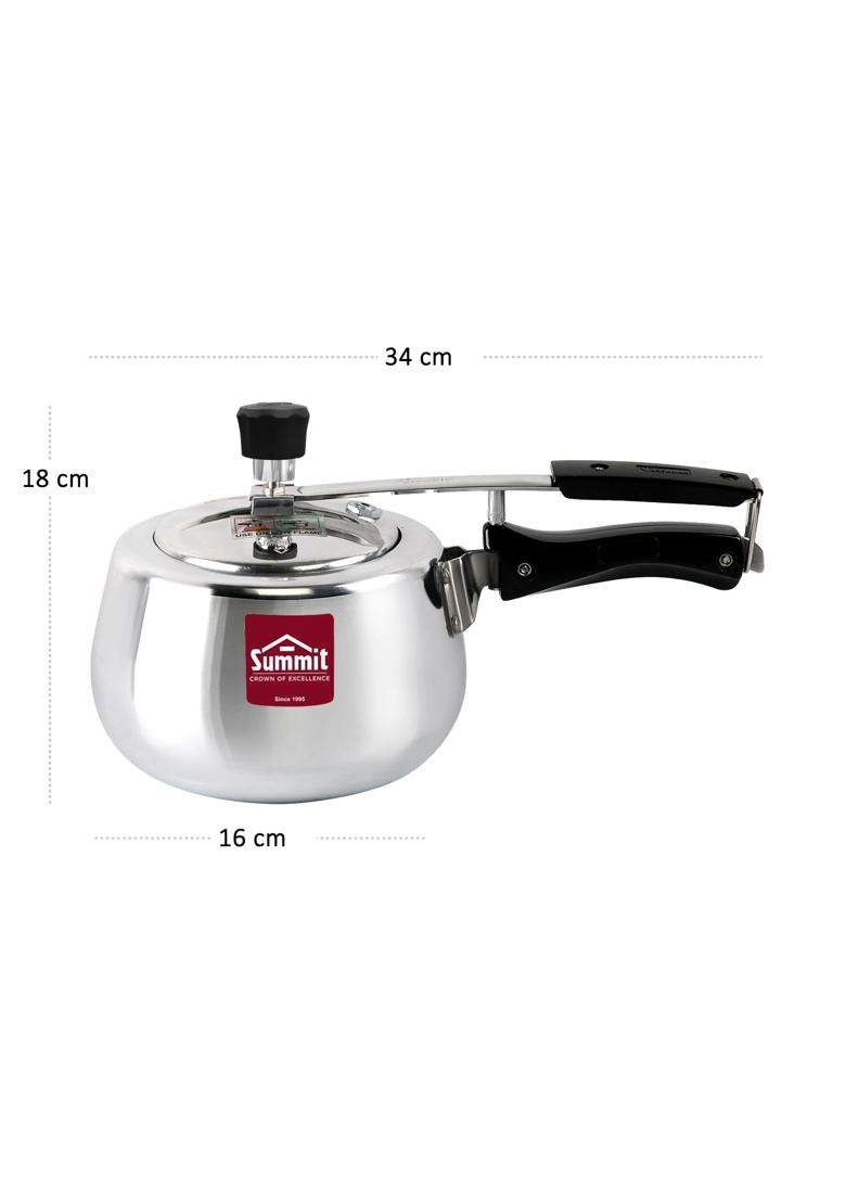 SUMMIT Inner Lid Contura Supreme Pressure Cooker Non Induction Base | 3 L | 3.2 Qt - Indya