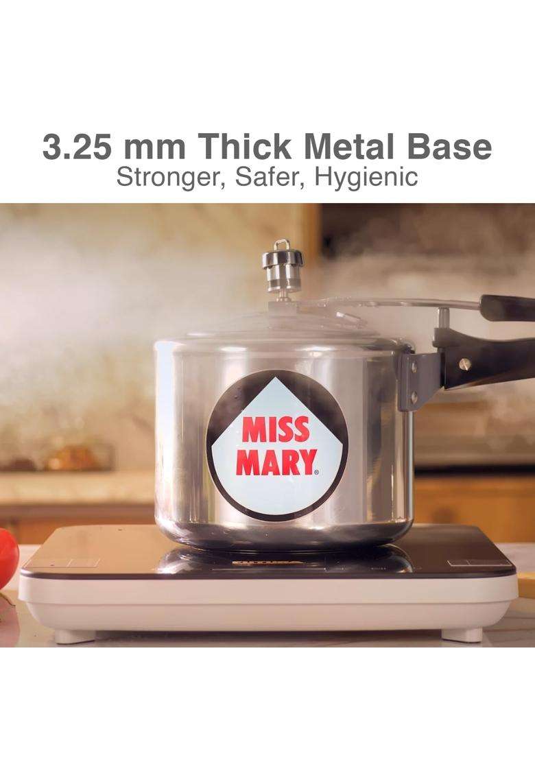 Hawkins Miss Mary Pressure Cooker | 3 L | 3.2 Qt | Induction Compatible - Indya