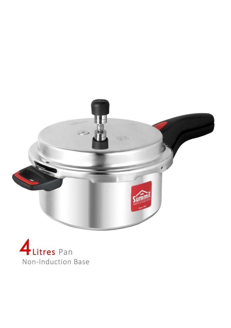 SUMMIT Outer Lid Pan Supreme Pressure Cooker ISI Certified | 4 L | 4.2 Qt - Indya