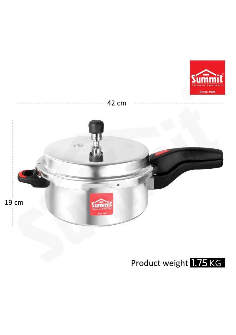 SUMMIT Outer Lid Pan Supreme Pressure Cooker ISI Certified | 4 L | 4.2 Qt - Indya