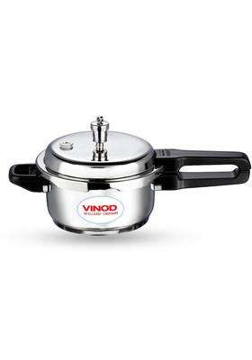 Vinod Stainless Steel Outer Lid Pressure Cooker | 5 L | 5.3 Qt | Induction Compatible