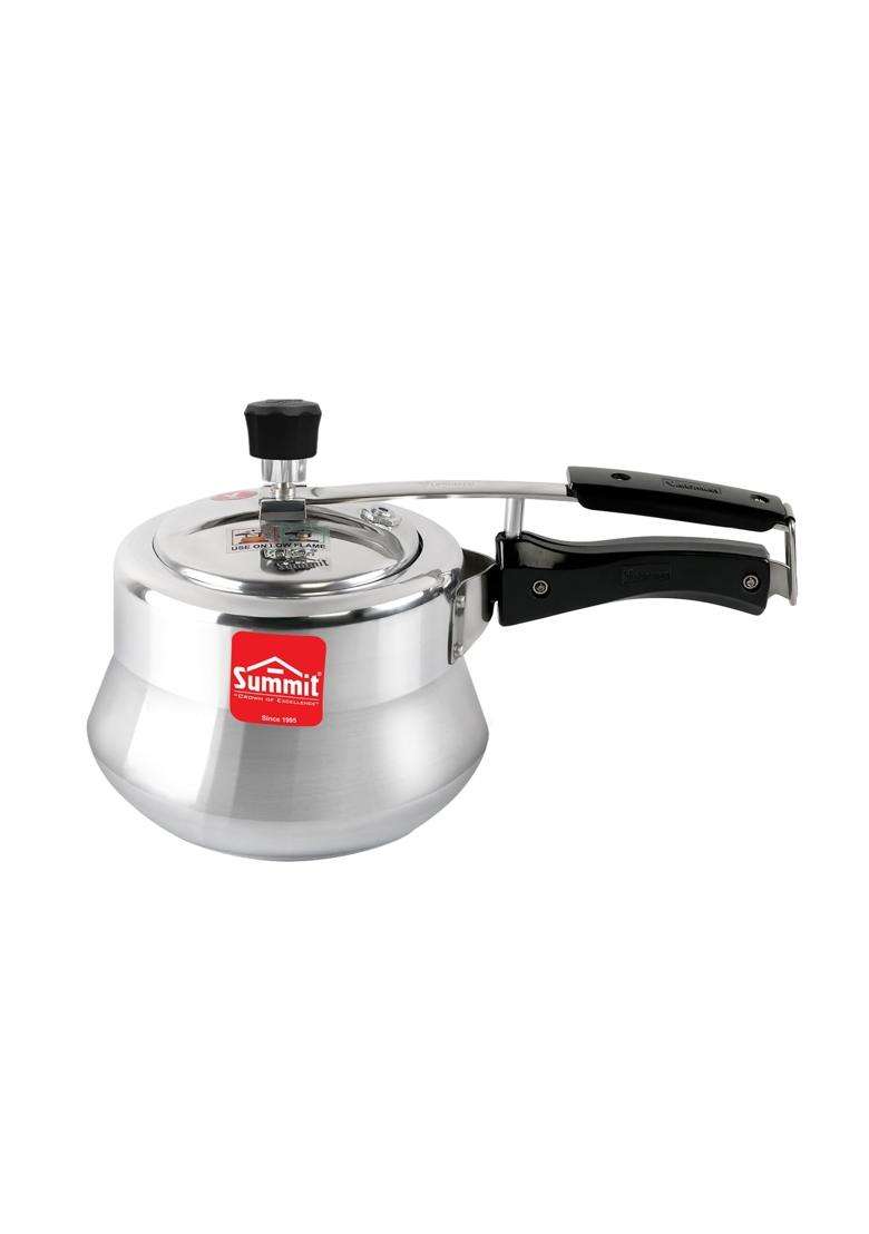SUMMIT Inner Lid Handi Cooking Pot Supreme Pressure Cooker Non Induction Base | 3 L | 3.2 Qt - Indya