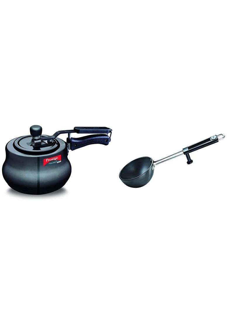 Prestige Svachh Nakshatra Plus Hard Anodised Pressure Handi Cooking Pot Prestige Hard Anodised | 3 L | 3.2 Qt - Indya