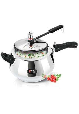 MILTON Pro cook 3-Layer Thick Triply Bottom I Induction Cookware and Gas Stove Friendly Stainless | 5 L | 5.3 Qt