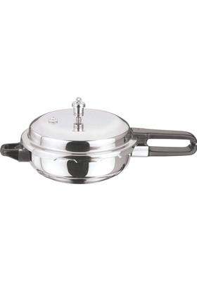 Vinod Cookware Induction Base Stainless Steel Sandwich Outer Lid Bottom Pressure | 3 L | 3.2 Qt