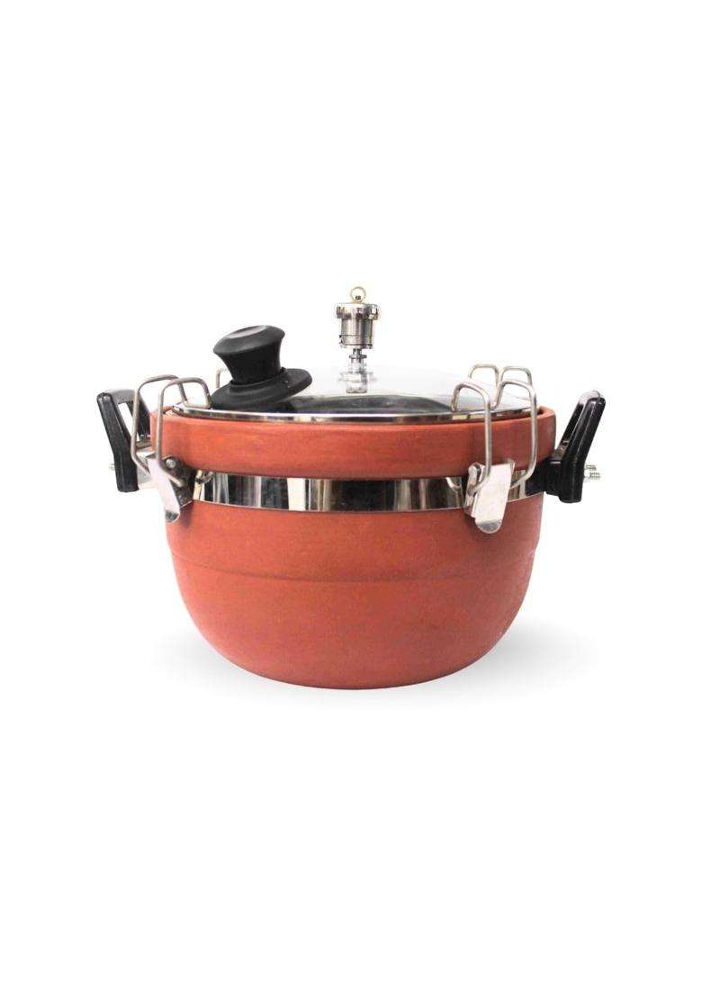 Terra Charms Eco Clay Cooker | 3 L | 3.2 Qt - Indya