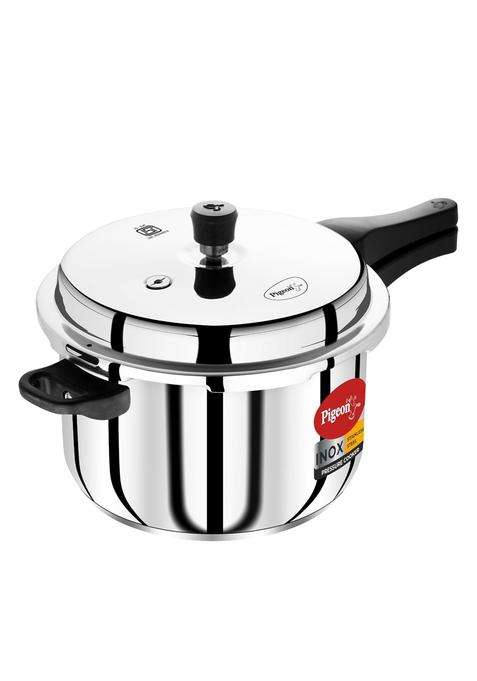 Pigeon Steel Pressure Pan | 5 L | 5.3 Qt | Induction Compatible | Dishwasher Safe