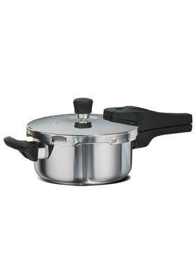 TRAMONTINA Aeion Triply Pressure Pan | 2.5 L | 2.6 Qt | 18 cm | 7.1 Inch | Induction Compatible | PFOA Free