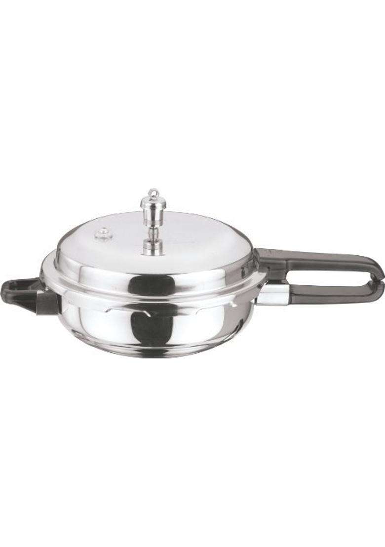 Vinod P-Jun Stainless Steel Outer Lid Pressure Pan | 3 L | 3.2 Qt - Indya