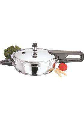Vinod Cookware Induction Friendly Splendid Plus Stainless Steel Senior Pressure Pan | 4 L | 4.2 Qt | With Lid