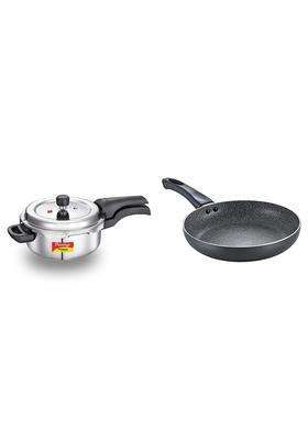 Prestige Svachh Deluxe Alpha Stainless Steel Pressure Cooker Prestige Omega Deluxe | 3 L | 3.2 Qt