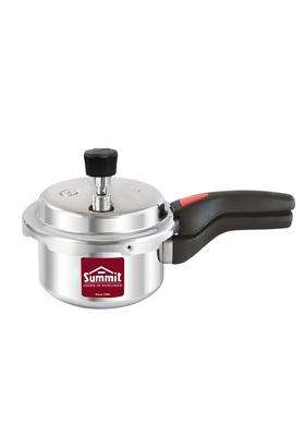 SUMMIT Outer Lid Non Induction Base Supreme Aluminium Pressure Cooker | 1 L | 1.1 Qt