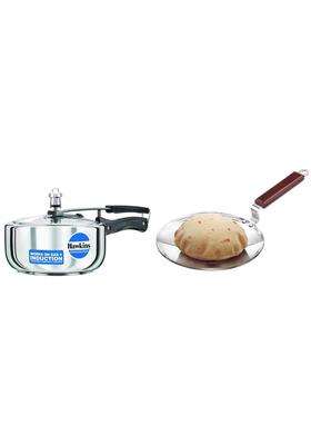 Hawkins Pressure Cooker Cooker | 3 L | 3.2 Qt | 24 cm | 9.4 Inch | Induction Compatible | Tri-Ply