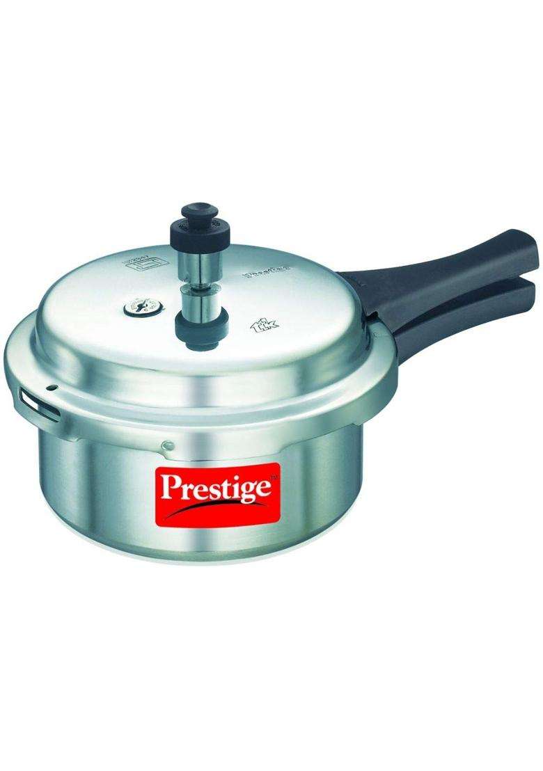 Prestige Popular Aluminium Pressure Cooker | 2 L | 2.1 Qt - Indya