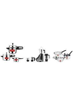Butterfly Cordial 2 3 and Pressure Cookers | 5 L | 5.3 Qt | 22 cm | 8.7 Inch | 5-Piece Set | With Lid