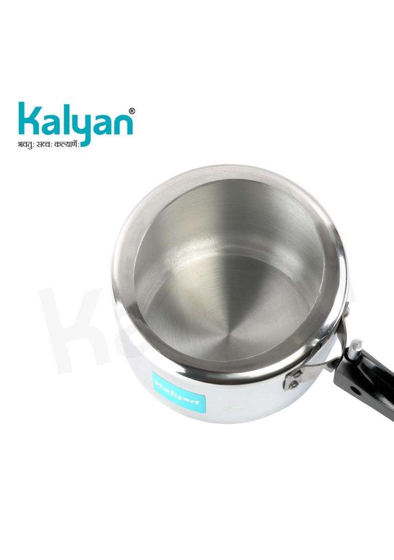 KALYAN Innerlid Classic Non-Induction Base Blue Series Aluminium Pressure Cooker | 1 L | 1.1 Qt - Indya