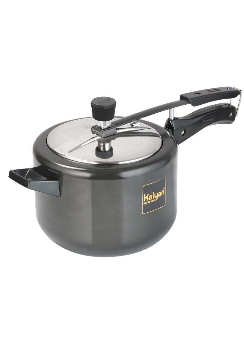 KALYAN Innerlid Classic Induction Base Gold Pressure Cooker | 5 L | 5.3 Qt - Indya