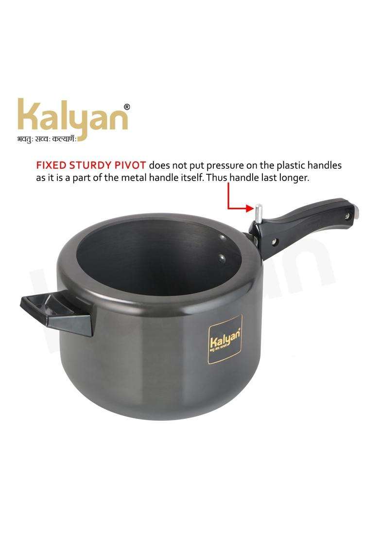 KALYAN Innerlid Classic Induction Base Gold Pressure Cooker | 5 L | 5.3 Qt - Indya