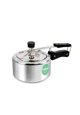 KALYAN Innerlid Classic Induction Base Lime Series Aluminium Pressure Cooker | 2 L | 2.1 Qt