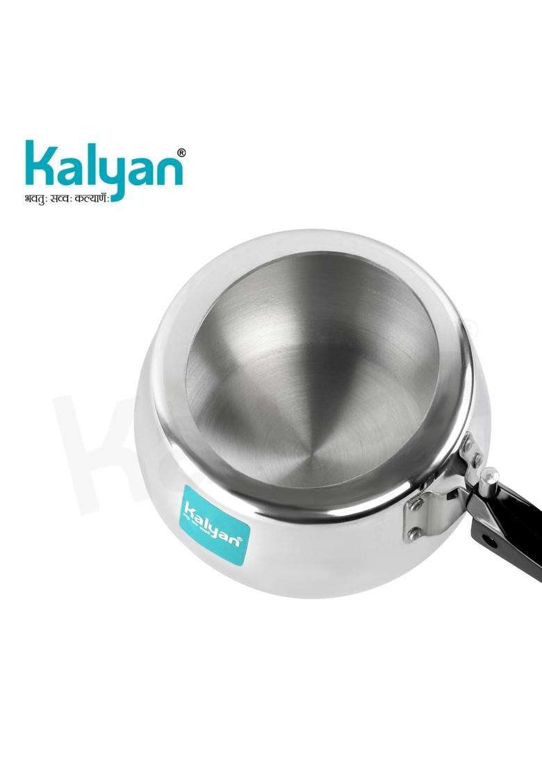 KALYAN Innerlid Belly Non-Induction Base Blue Series Aluminium Pressure Cooker | 2 L | 2.1 Qt - Indya