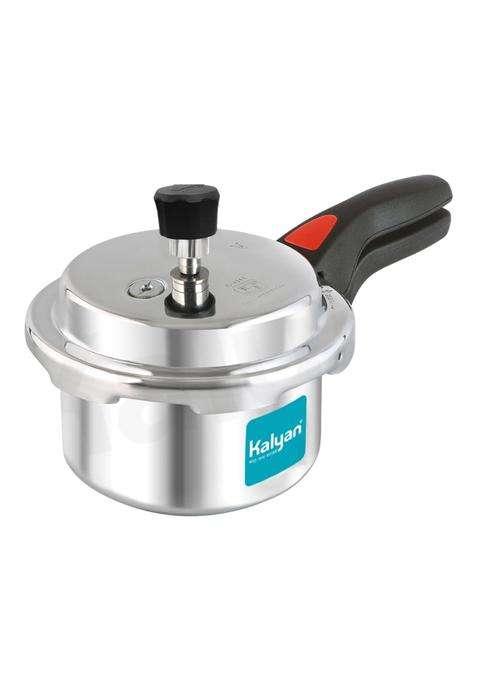 KALYAN Outerlid Induction Base Blue Series Aluminium Pressure Cooker | 1.5 L | 1.6 Qt