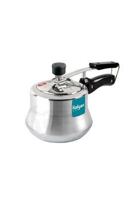 KALYAN Innerlid Matki Non-Induction Base Blue Series Aluminium Pressure Cooker | 2 L | 2.1 Qt