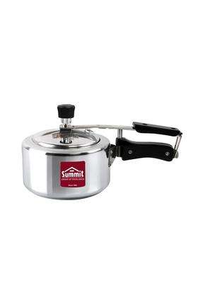 SUMMIT Inner Lid Plain Induction Base Supreme Aluminium Pressure Cooker | 2 L | 2.1 Qt