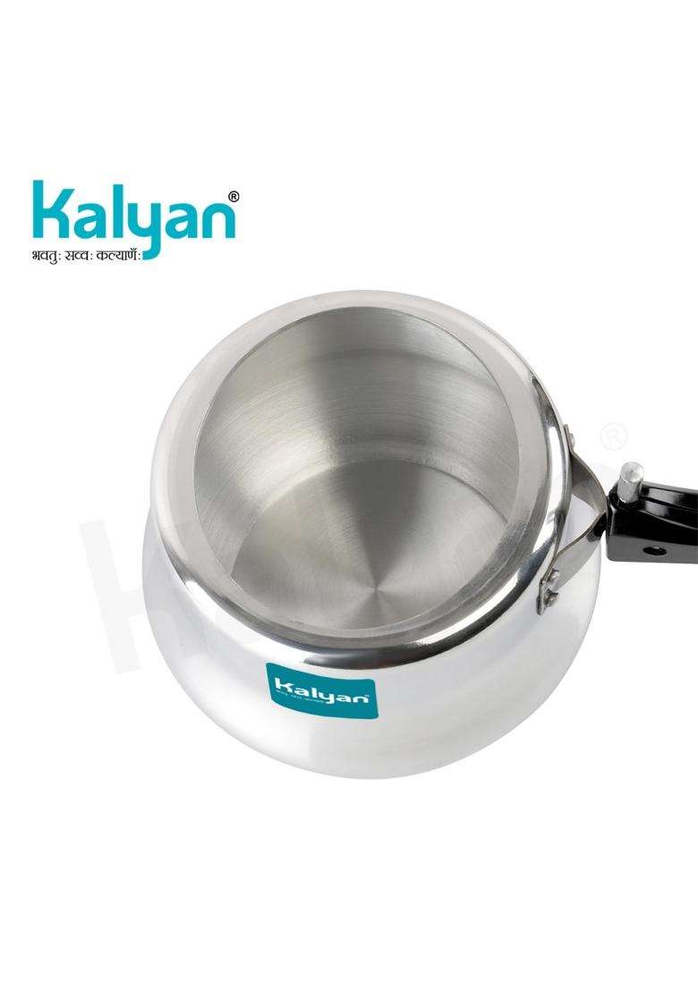KALYAN Innerlid Matki Non-Induction Base Blue Series Aluminium Pressure Cooker | 2 L | 2.1 Qt - Indya