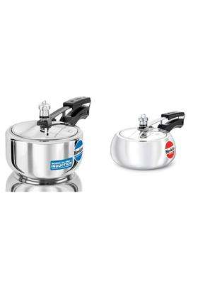 Hawkins Stainless Steel Pressure Cooker | 2 L | 2.1 Qt