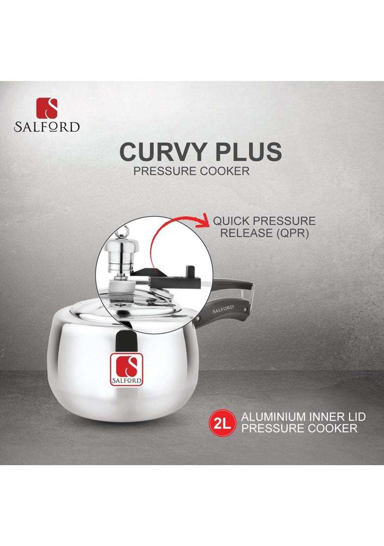 SALFORD Pressure Cooker | 2 L | 2.1 Qt | Induction Compatible - Indya