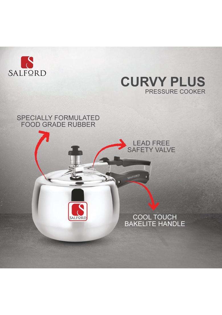 SALFORD Pressure Cooker | 2 L | 2.1 Qt | Induction Compatible - Indya