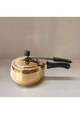 SHAAN mfg. Heavy Quality Pure Brass Cooker | 2 L | 2.1 Qt