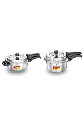 Prestige Svachh Deluxe Alpha Stainless Steel Pressure Cooker and Prestige Svachh Deluxe | 3 L | 3.2 Qt