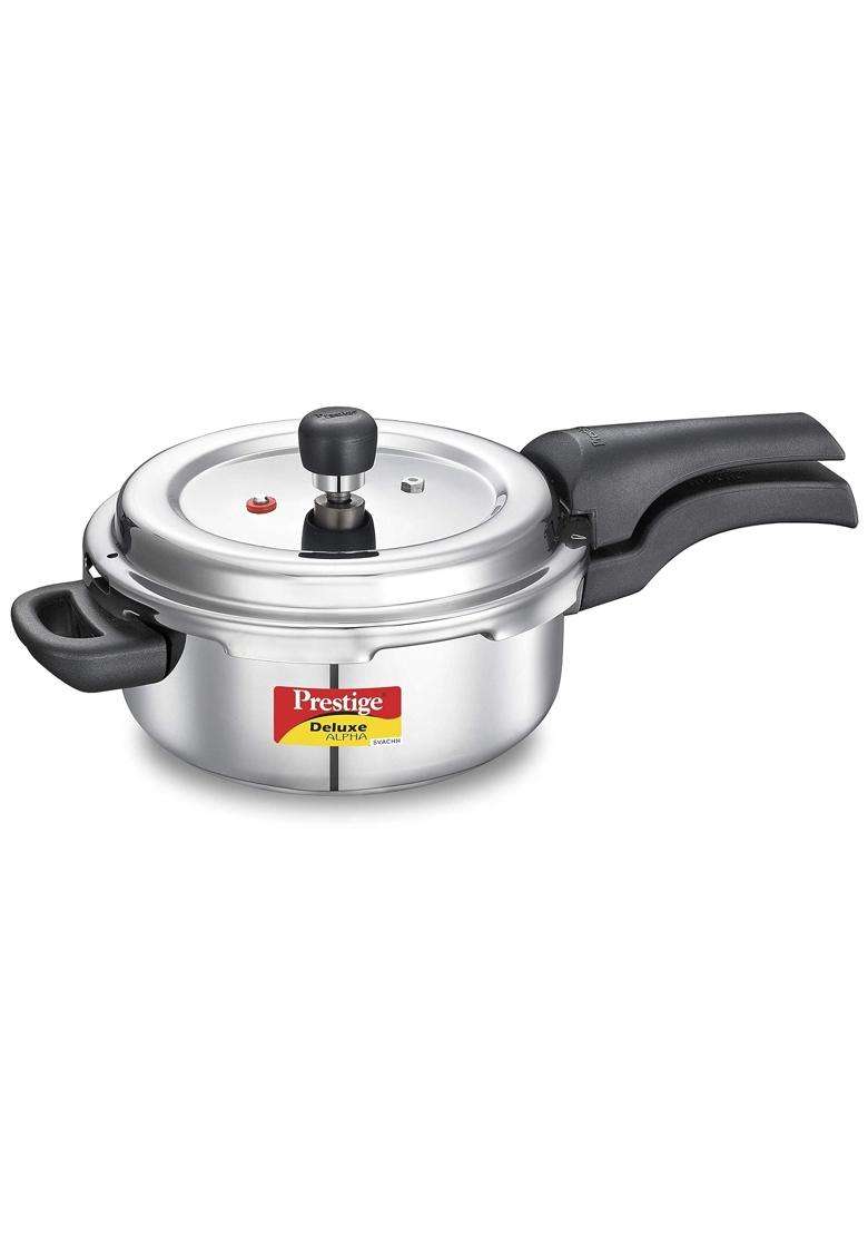 Prestige Svachh Deluxe Alpha Stainless Steel Pressure Cooker and Prestige Svachh Deluxe | 3 L | 3.2 Qt - Indya