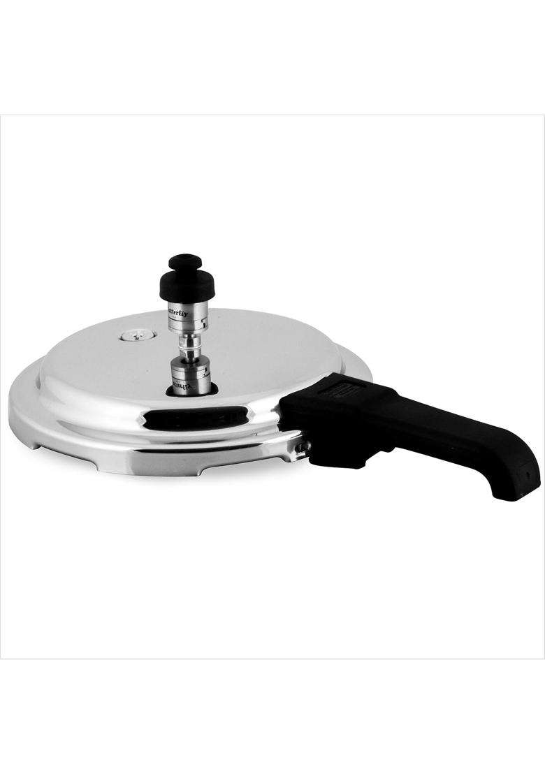 Butterfly Curve Stainless Steel Outer Lid Pressure Cooker | 2 L | 2.1 Qt - Indya