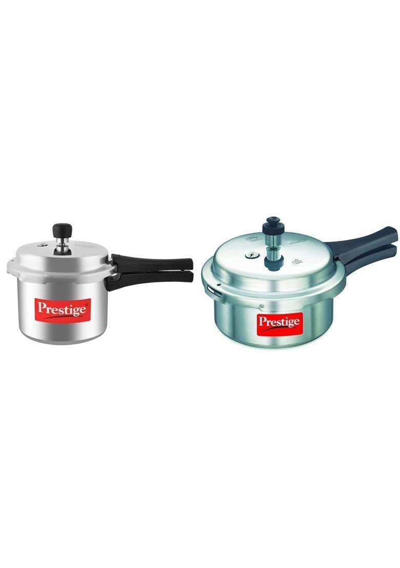 Prestige Popular Aluminium Pressure Cooker | 3 L | 3.2 Qt - Indya