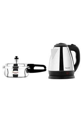 Butterfly Stainless Steel Curve Outer Lid Pressure Cooker | 2 L | 2.1 Qt