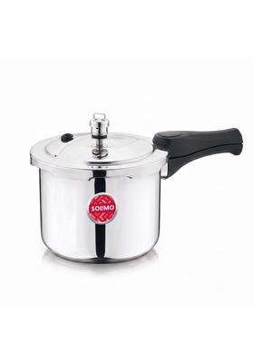 Solimo Amazon Brand Solimo Stainless Steel Pressure Cooker | 3 L | 3.2 Qt | Induction Compatible | Food Safe