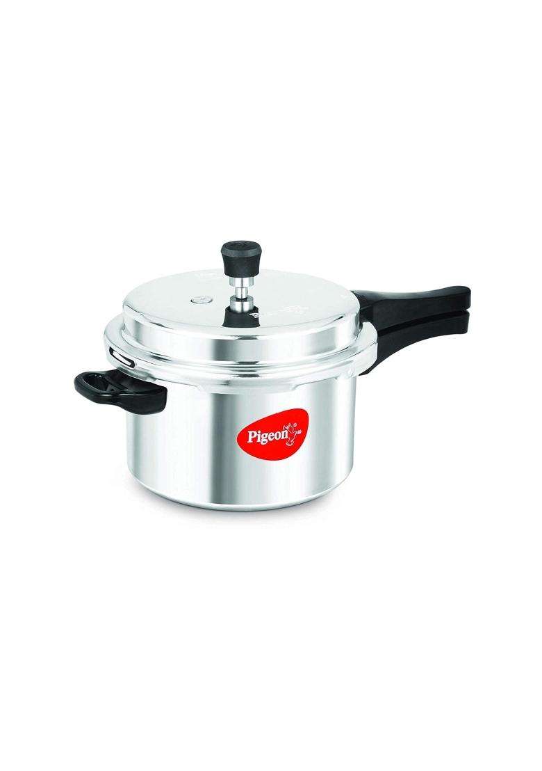 Pigeon By Stovekraft Deluxe Aluminium Pressure Cooker | 3 L | 3.2 Qt - Indya