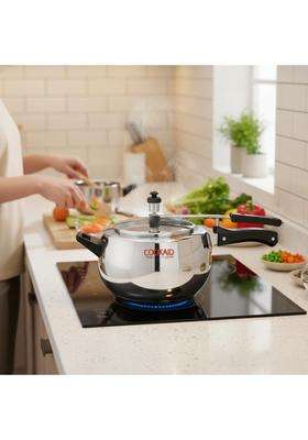 COOKAID Stainless Steel Everlast Series Inner Lid Pressure Cooker | 3 L | 3.2 Qt | Induction Compatible