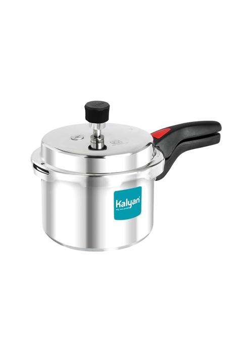 KALYAN Outerlid Non-Induction Base Blue Series Aluminium Pressure Cooker | 3 L | 3.2 Qt