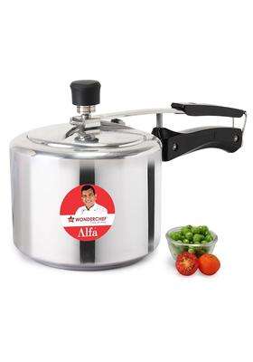 Wonderchef Alfa Aluminium Inner Lid Pressure Cooker | 3 L | 3.2 Qt | Induction Compatible