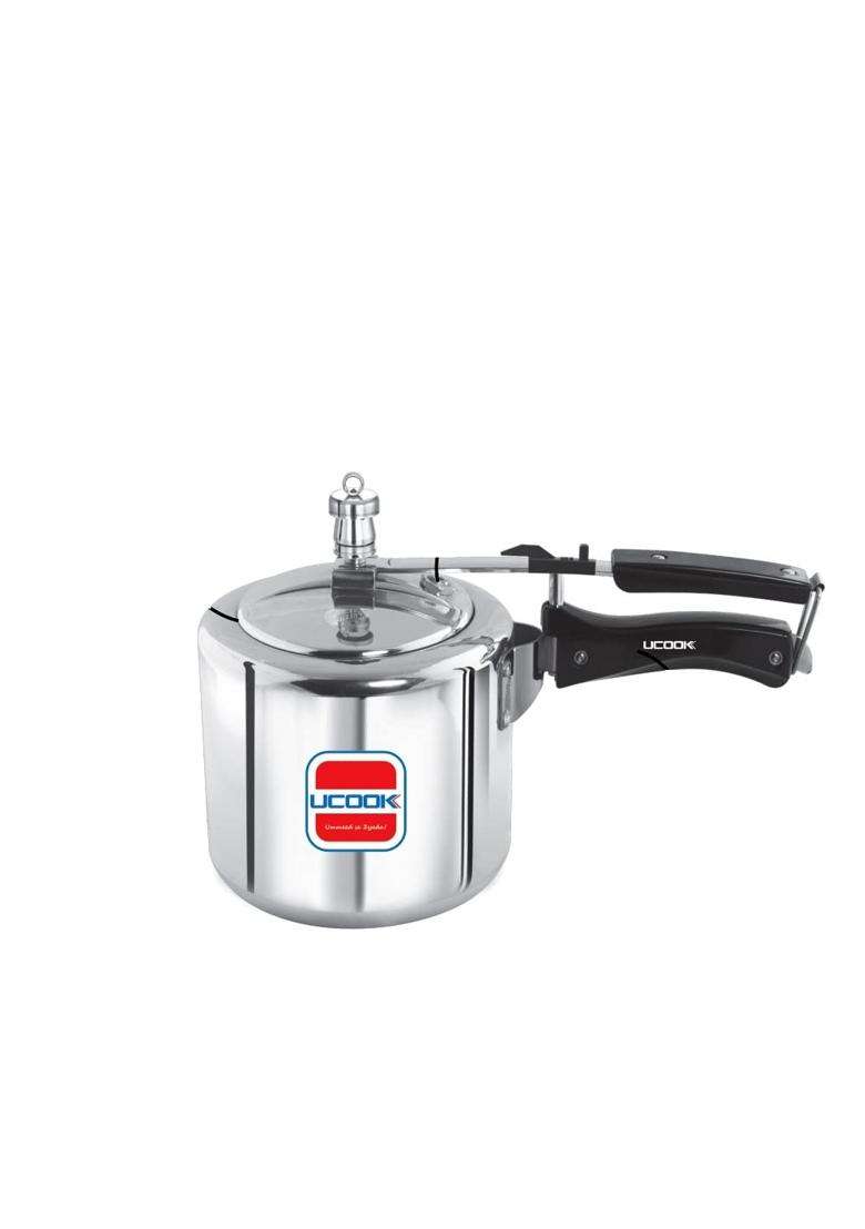 UCOOK By United Ekta Group. Aluminium Tall Body Inner Lid Induction Pressure Cooker | 3 L | 3.2 Qt - Indya