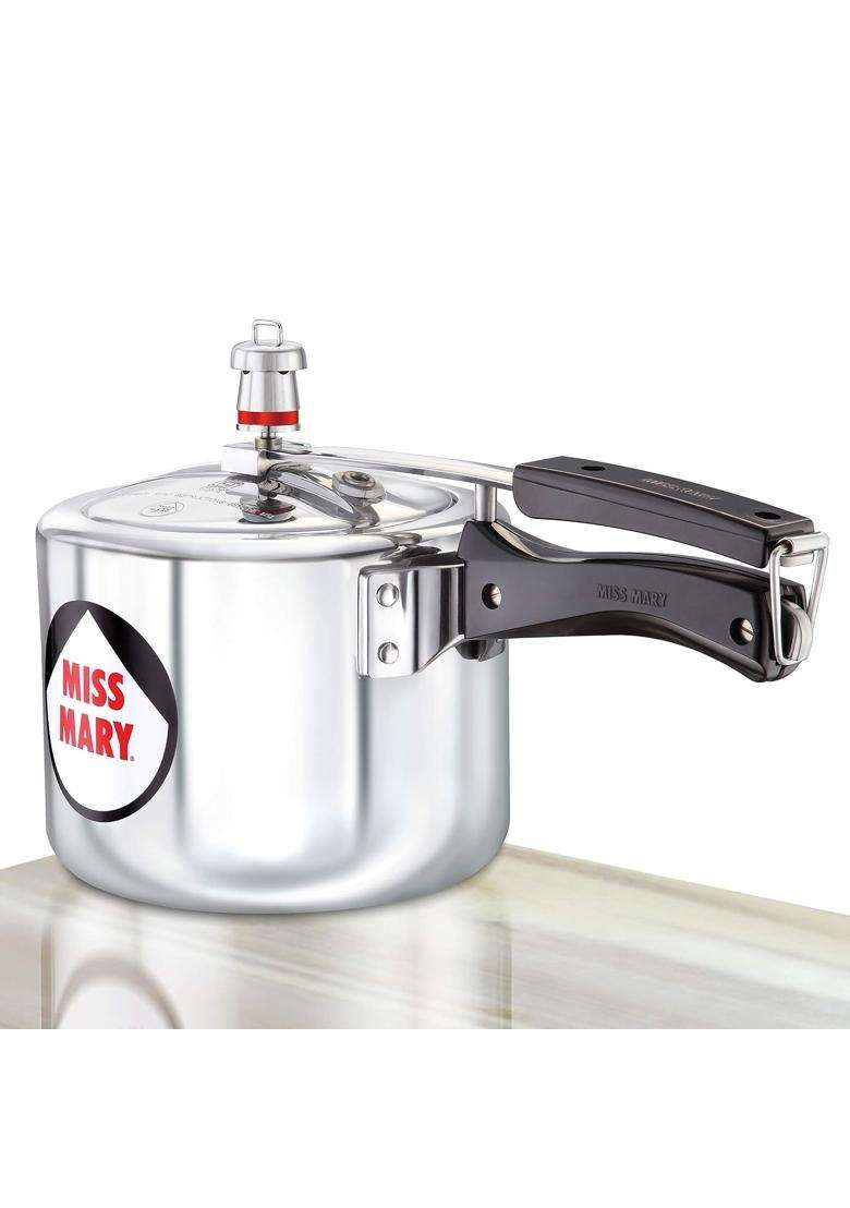 Hawkins - J31 Miss Mary Aluminium Pressure Cooker | 3 L | 3.2 Qt - Indya