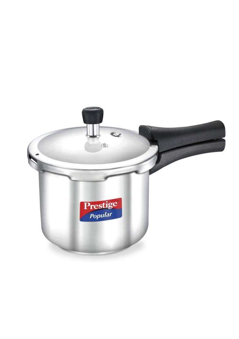 Prestige Popular Stainless Steel Pressure Cooker | 3 L | 3.2 Qt - Indya