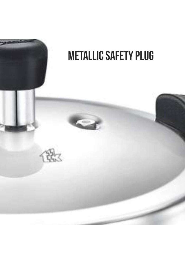 Prestige Popular Stainless Steel Pressure Cooker | 3 L | 3.2 Qt - Indya
